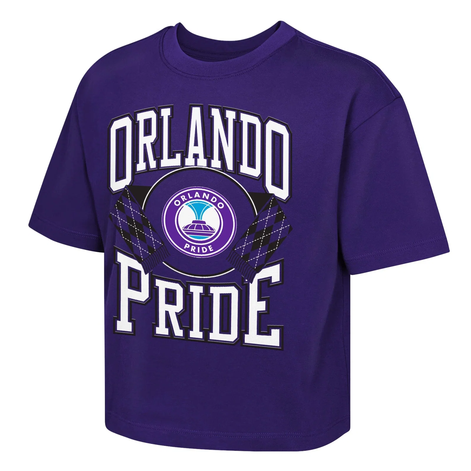 Image of Youth Orlando Pride Stack Short Sleeve Boxy Tee
