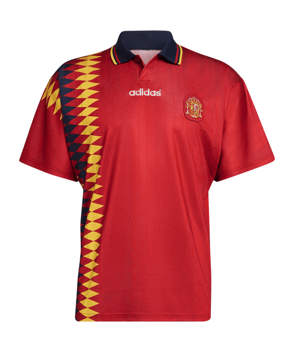 adidas RFEF Spanien Bringback 1994 Trikot Home Rot