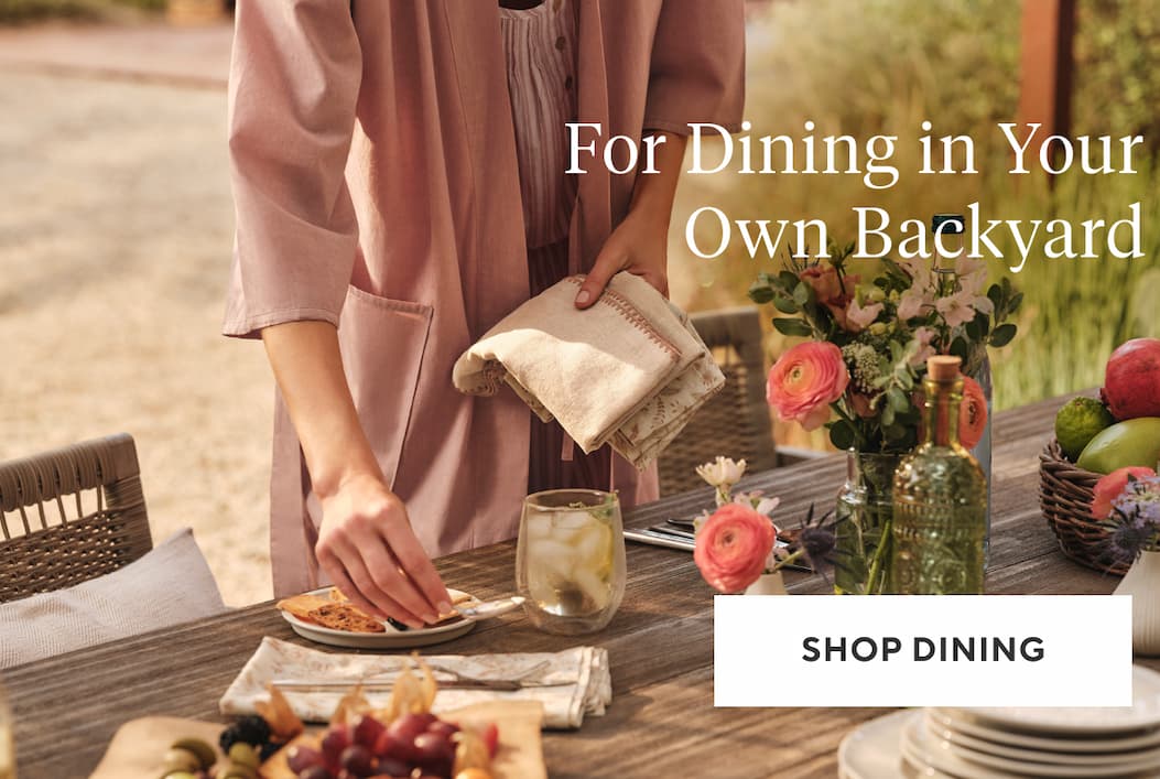 For Dining in Your Own Backyard Shop Dining