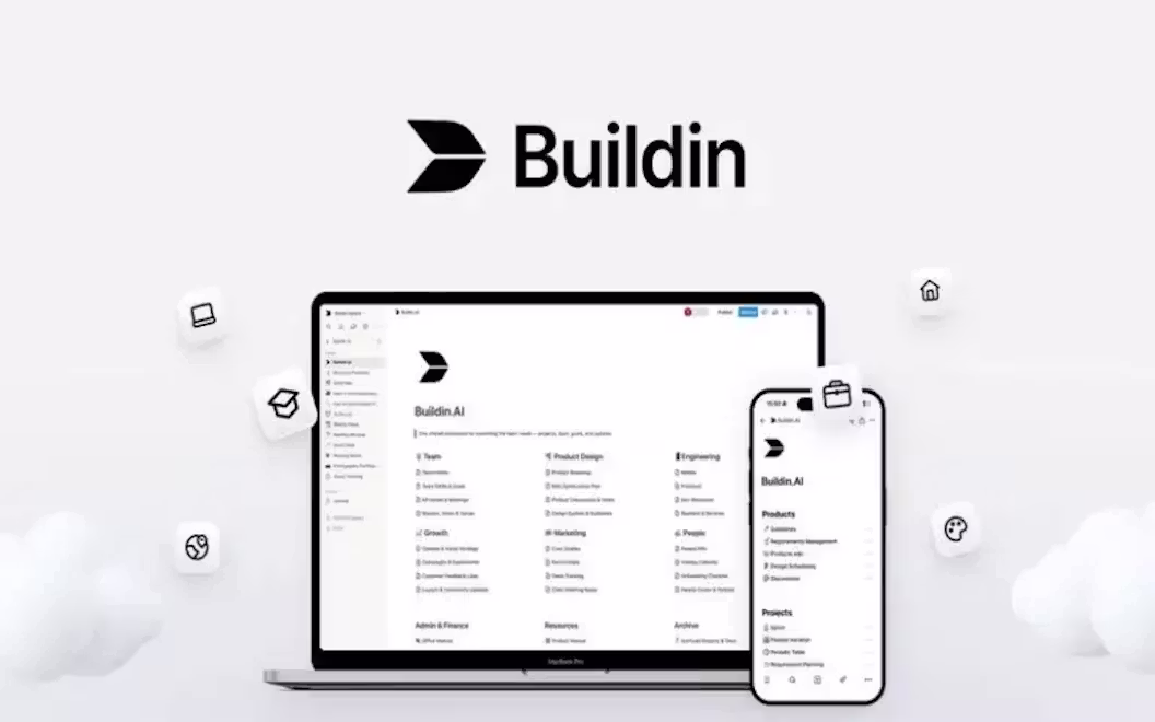 Buildin – Manage Docs, Projects & Paid Content With AI-Native Workspace