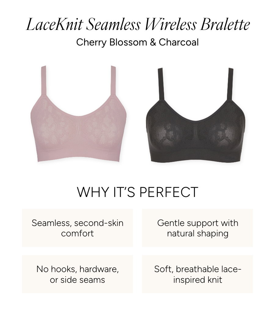 LaceKnit Seamless Wireless Bralette