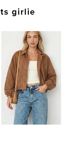 Beige Collared Jacket Suede