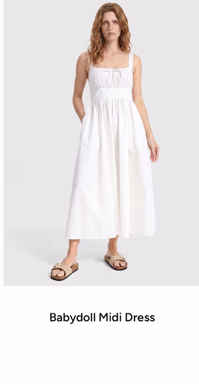 Babydoll Midi Dress