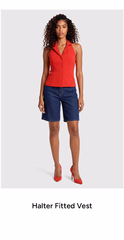 Halter Fitted Vest