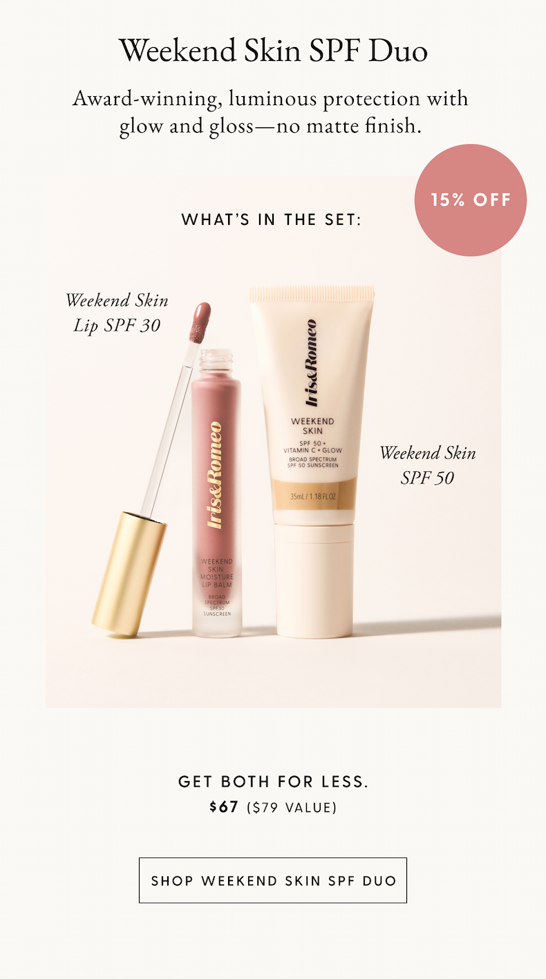 The Weekend Skin Duo $67 ($79 Value)