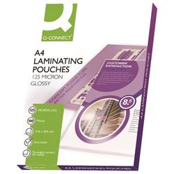 Q-Connect A4 Laminating Pouch 125x2 Micron (Pack of 100) KF04116