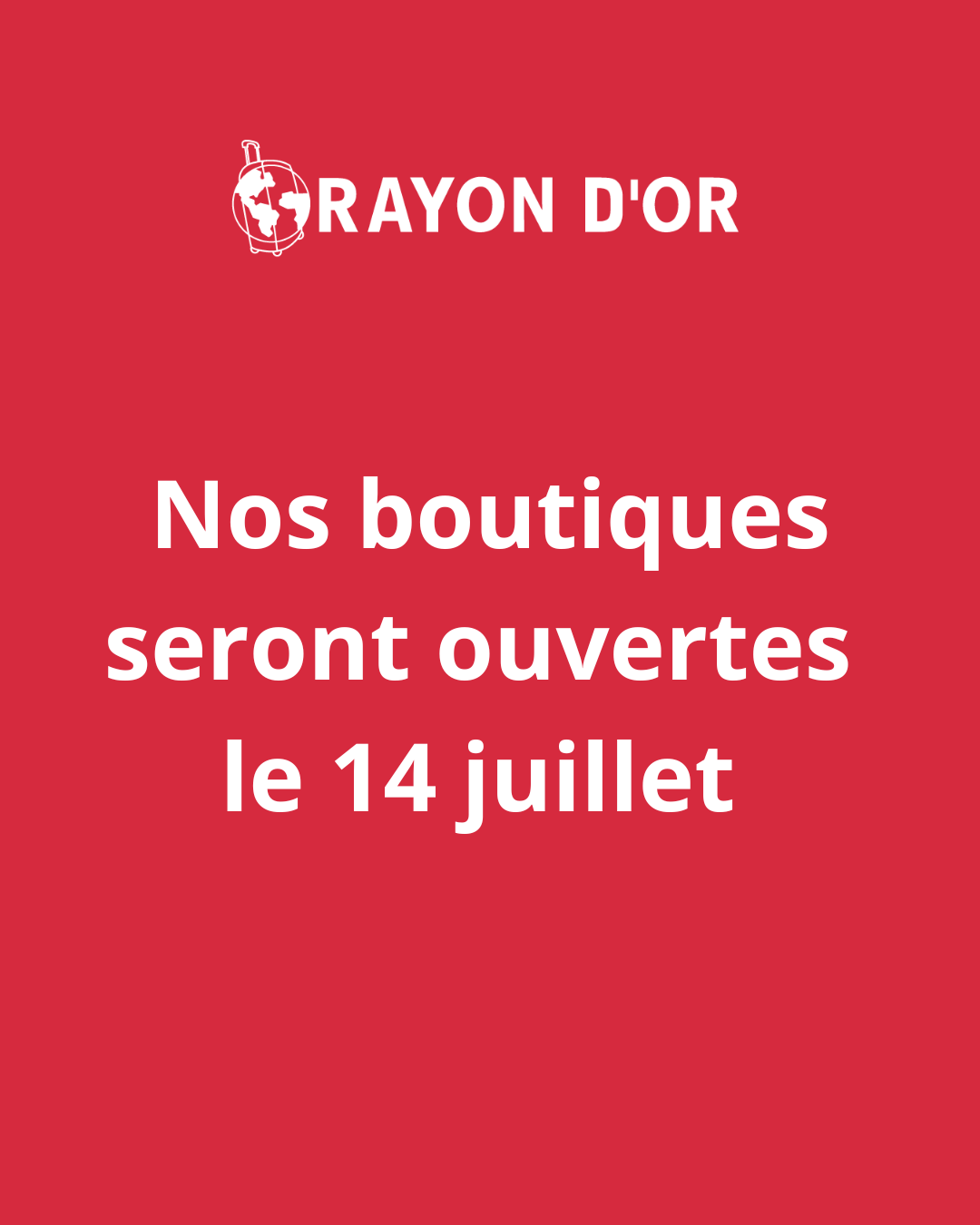 Ouverture exceptionnelle