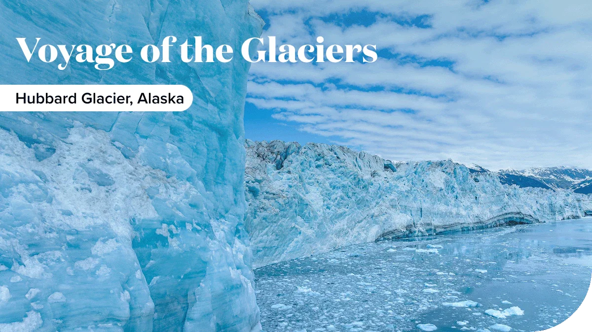 The massive Hubbard Glacier, Alaska