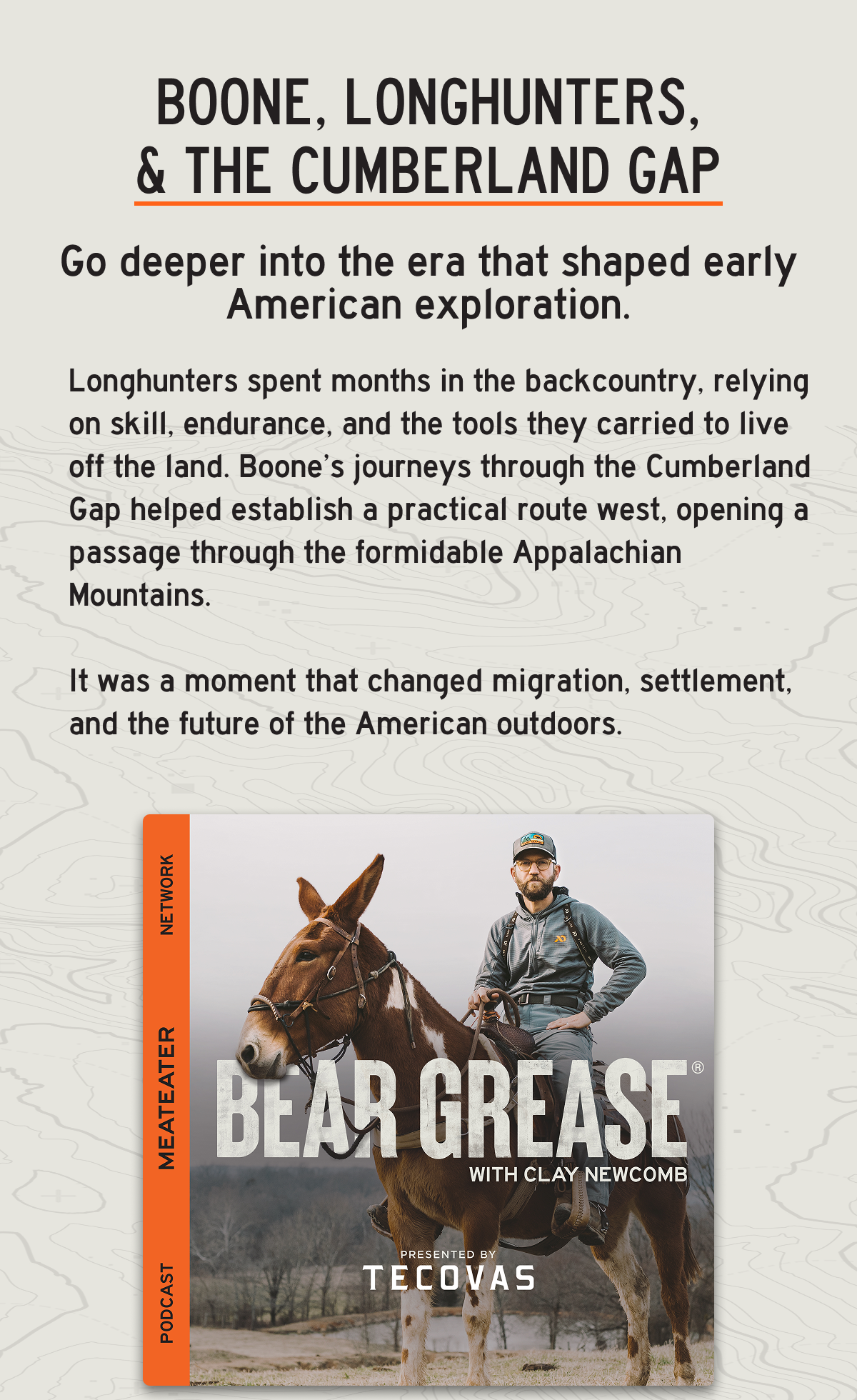 Boone, Longhunters and theCumberland Gap