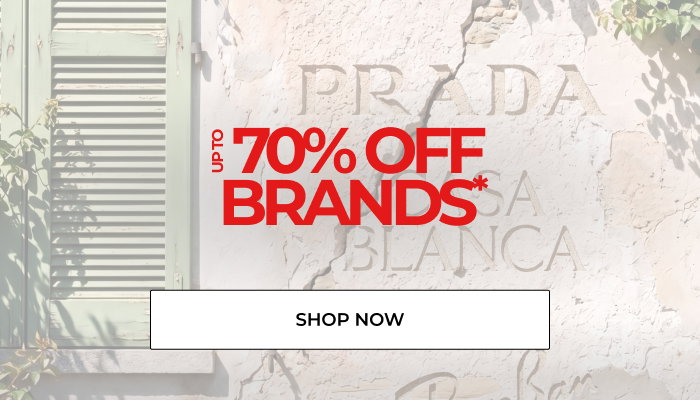 up to 70% off brands*