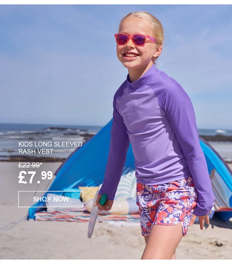 Kids Long Sleeved Rash Vest