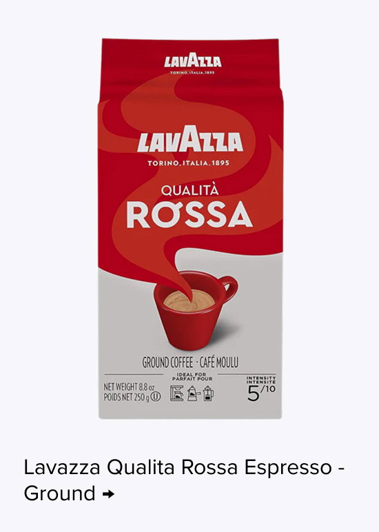 Lavazza Qualita Rossa Espresso - Ground - 8.8 oz