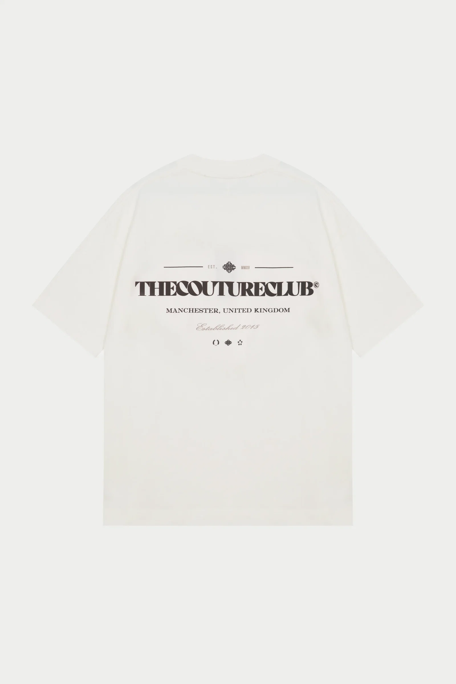 Image of COPYRIGHT MULTI GRAPHIC T-SHIRT - OFF WHITE