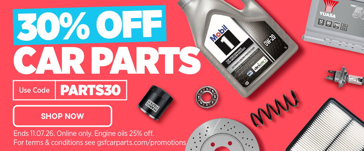 30% off car parts - Use code PARTS30