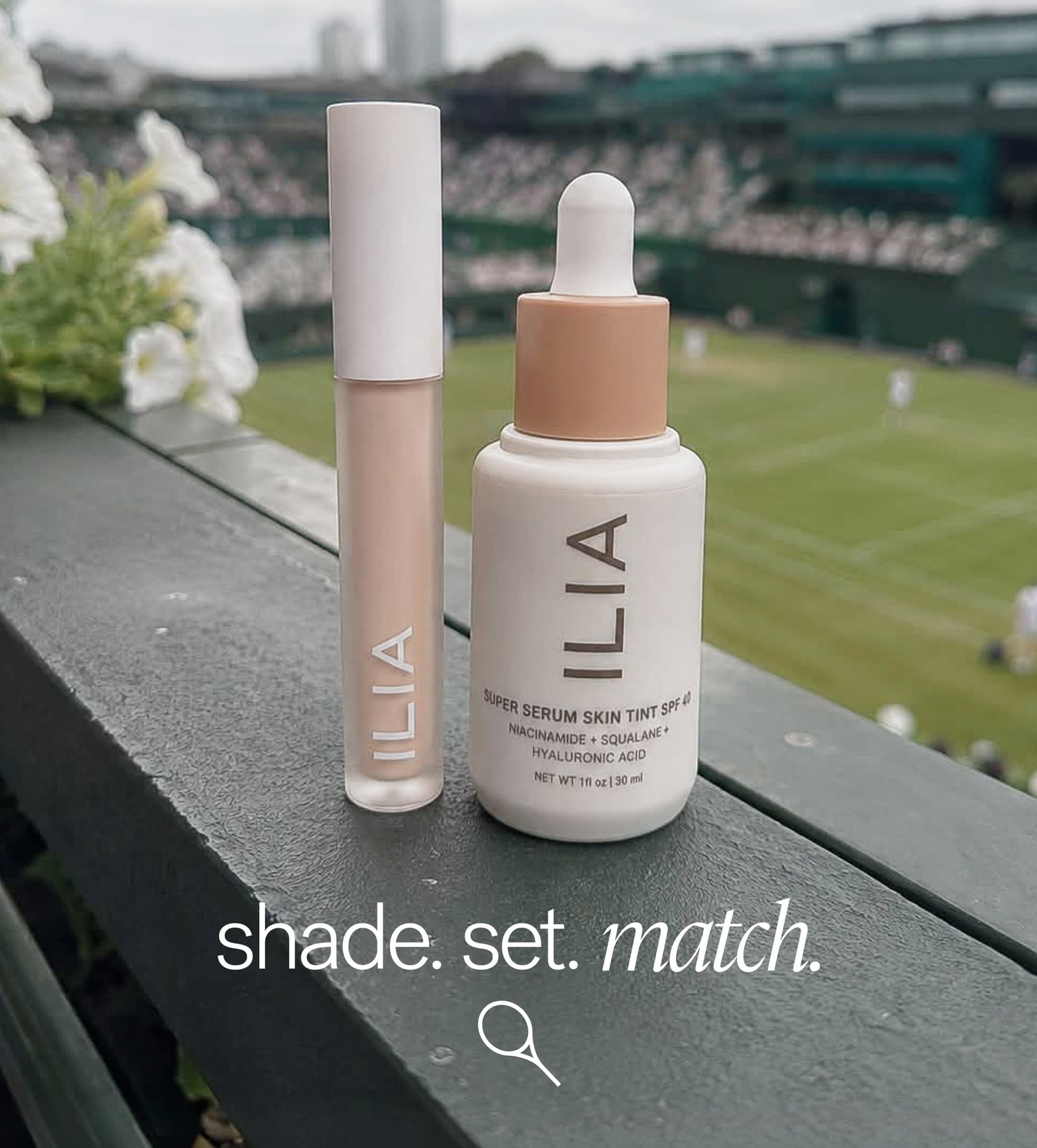 Shade. set.  match. 