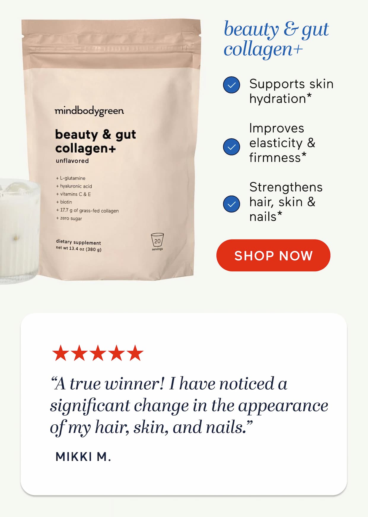 beauty & gut collagen+