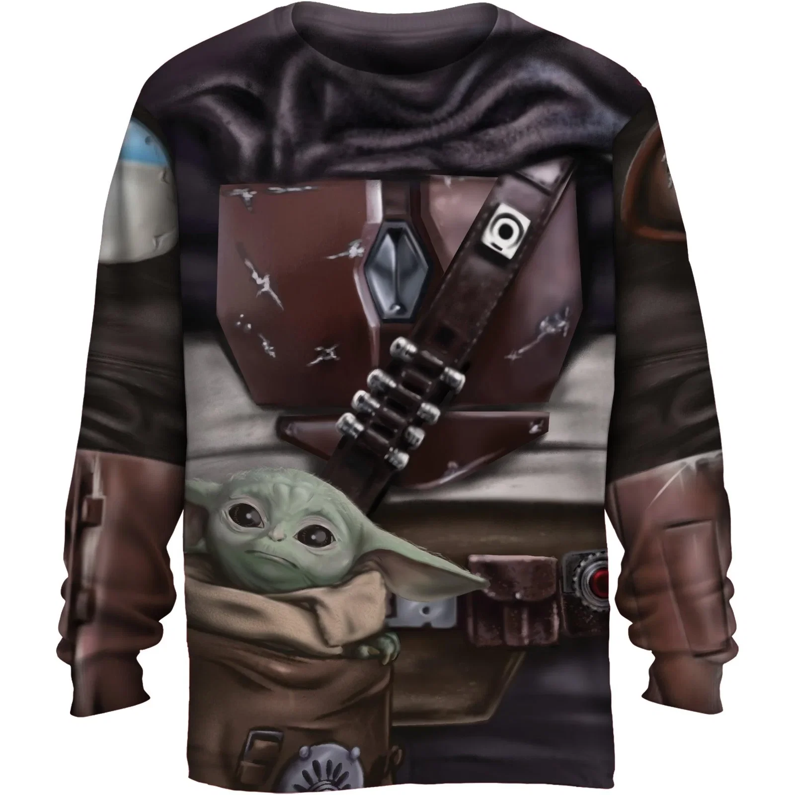 Image of Star Wars The Mandalorian Baby Yoda Halloween Costume T-shirt