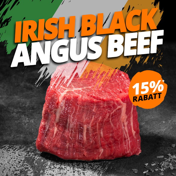 Irish Black Angus Beef: 15% Rabatt