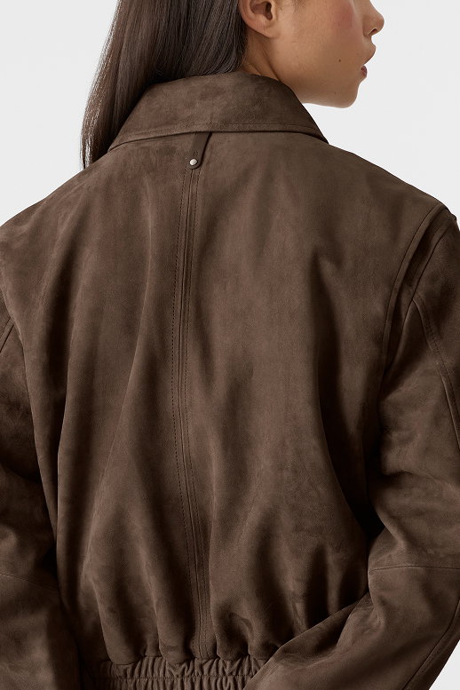 SENKA-SU Patch Pocket Suede Jacket