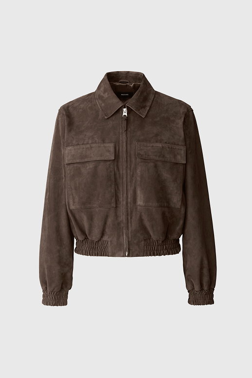 SENKA-SU Patch Pocket Suede Jacket