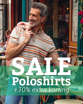 Poloshirts met 10% extra korting op sale