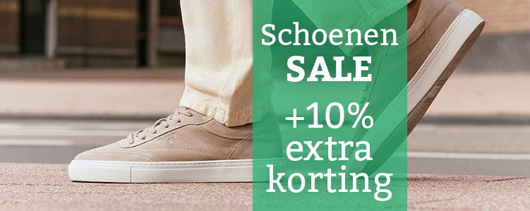 Schoenen met 10% extra korting op sale