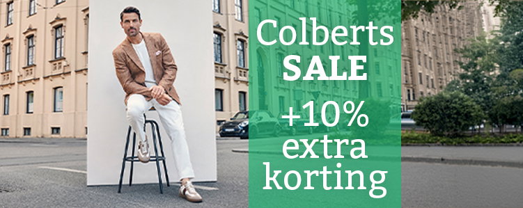 Colberts met 10% extra korting op sale
