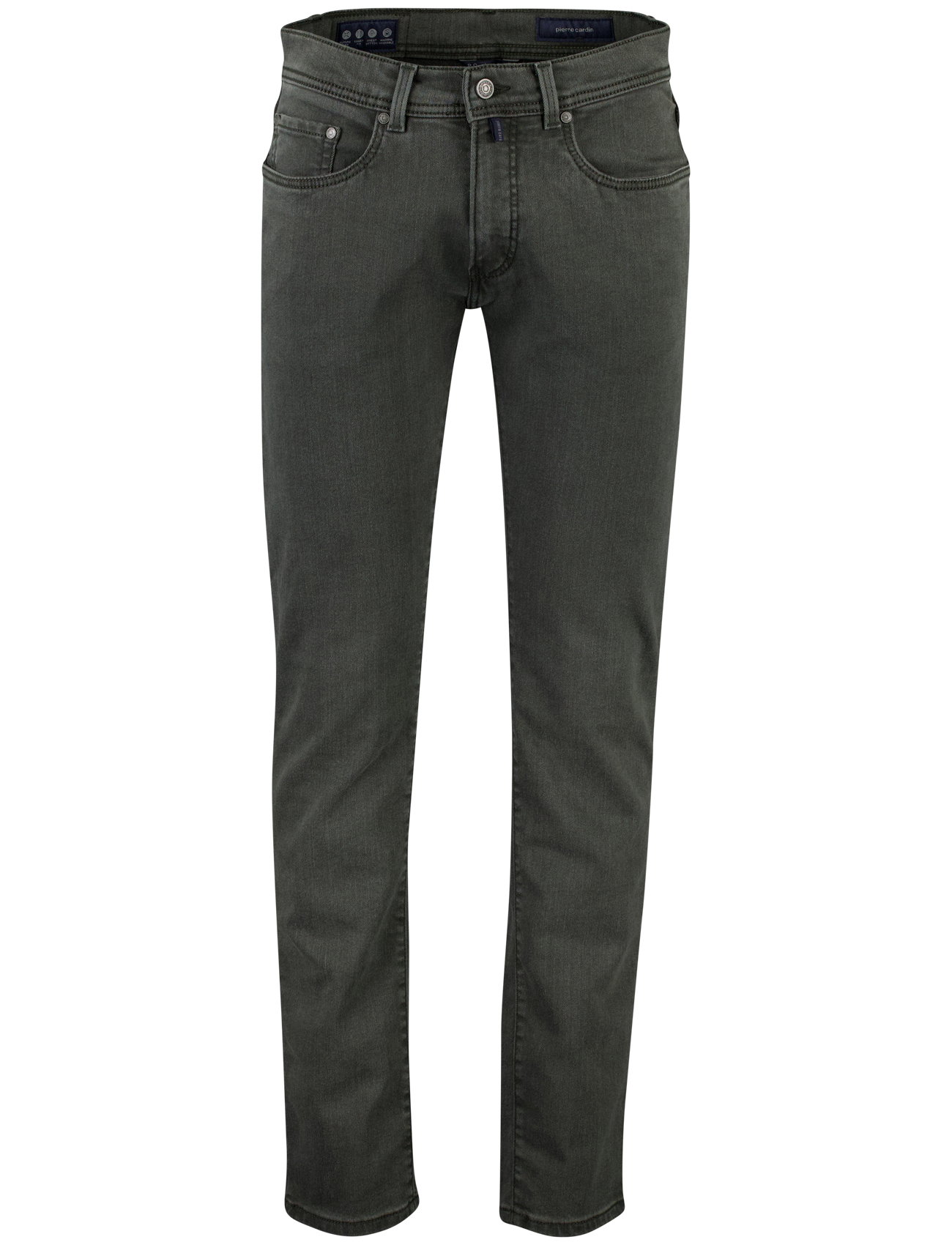 Pierre Cardin denim jeans Lyon Tapered fit donkergroen
