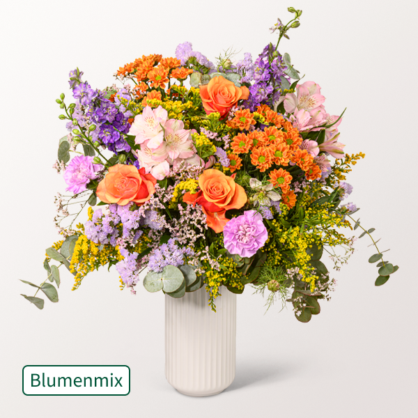 Fröhlicher Blumenmix Blütenfest mit Gratis-SunLolly Wassereis für 42,99 €