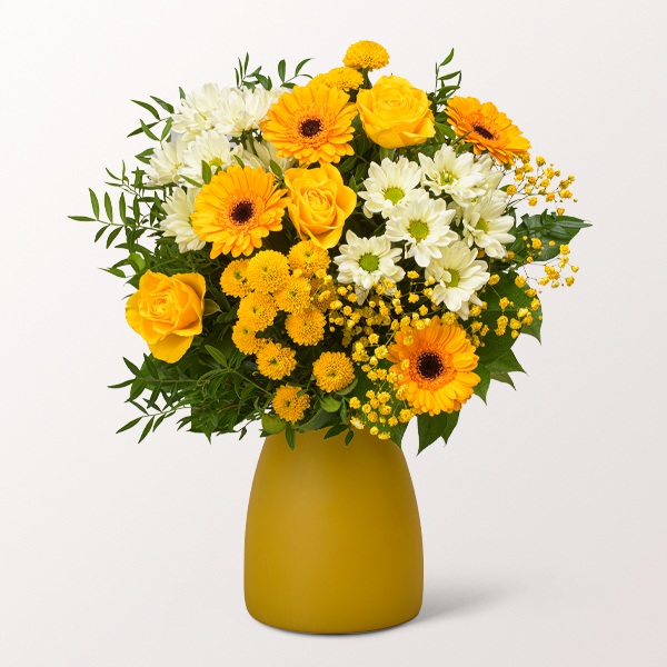 Gute Stimmung für jedes Heim. Blumenstrauß Sommerbrise mit 2 Gratis-Geschenk für 39,99 €