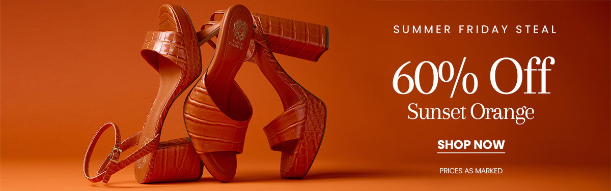 60% Off Sunset Orange [Shop Now]