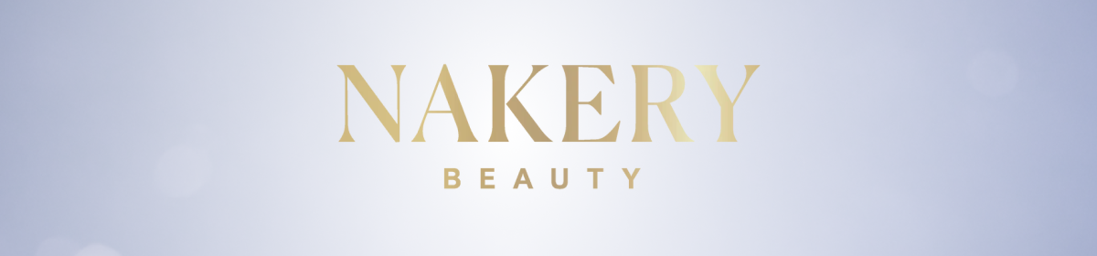Nakery logo with blue fade background