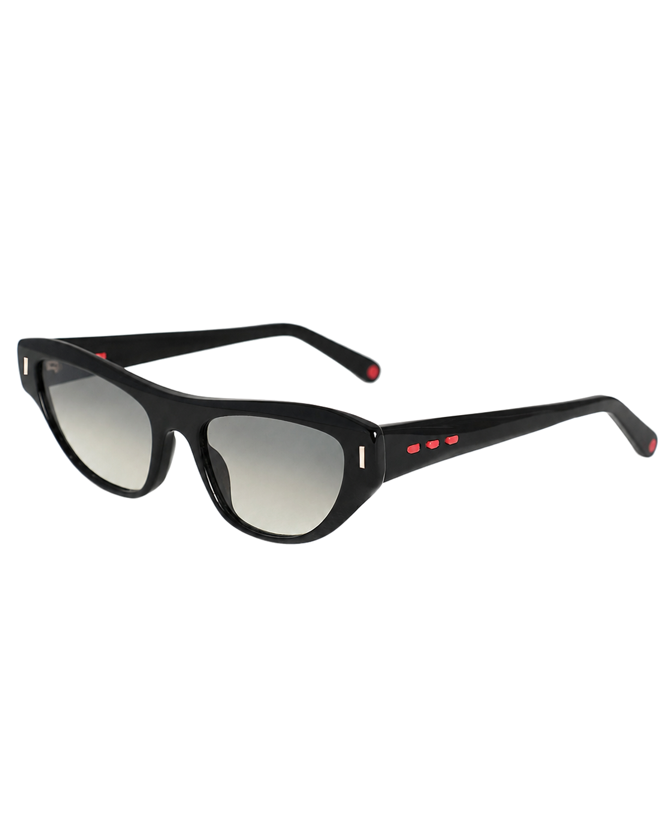 Kiton Cat-Eye Sunglasses Black