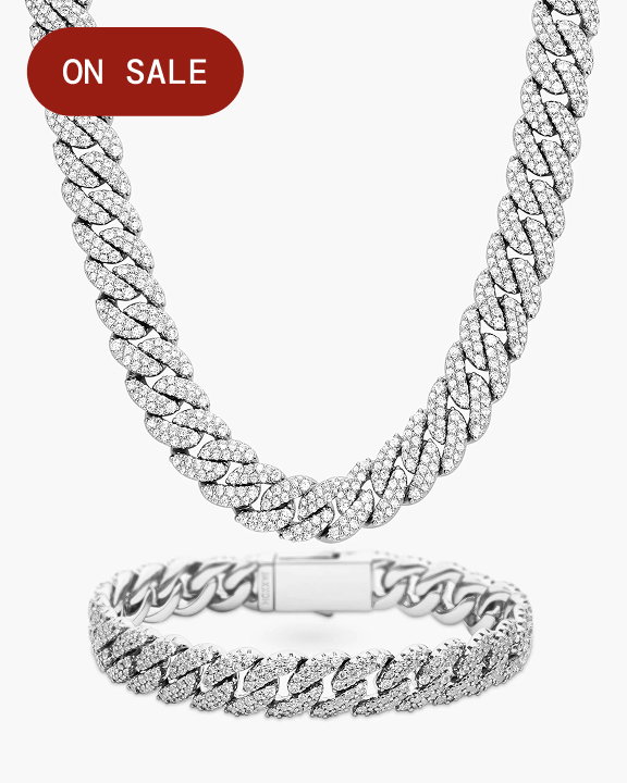 Iced Out Cuban Set 10mm
