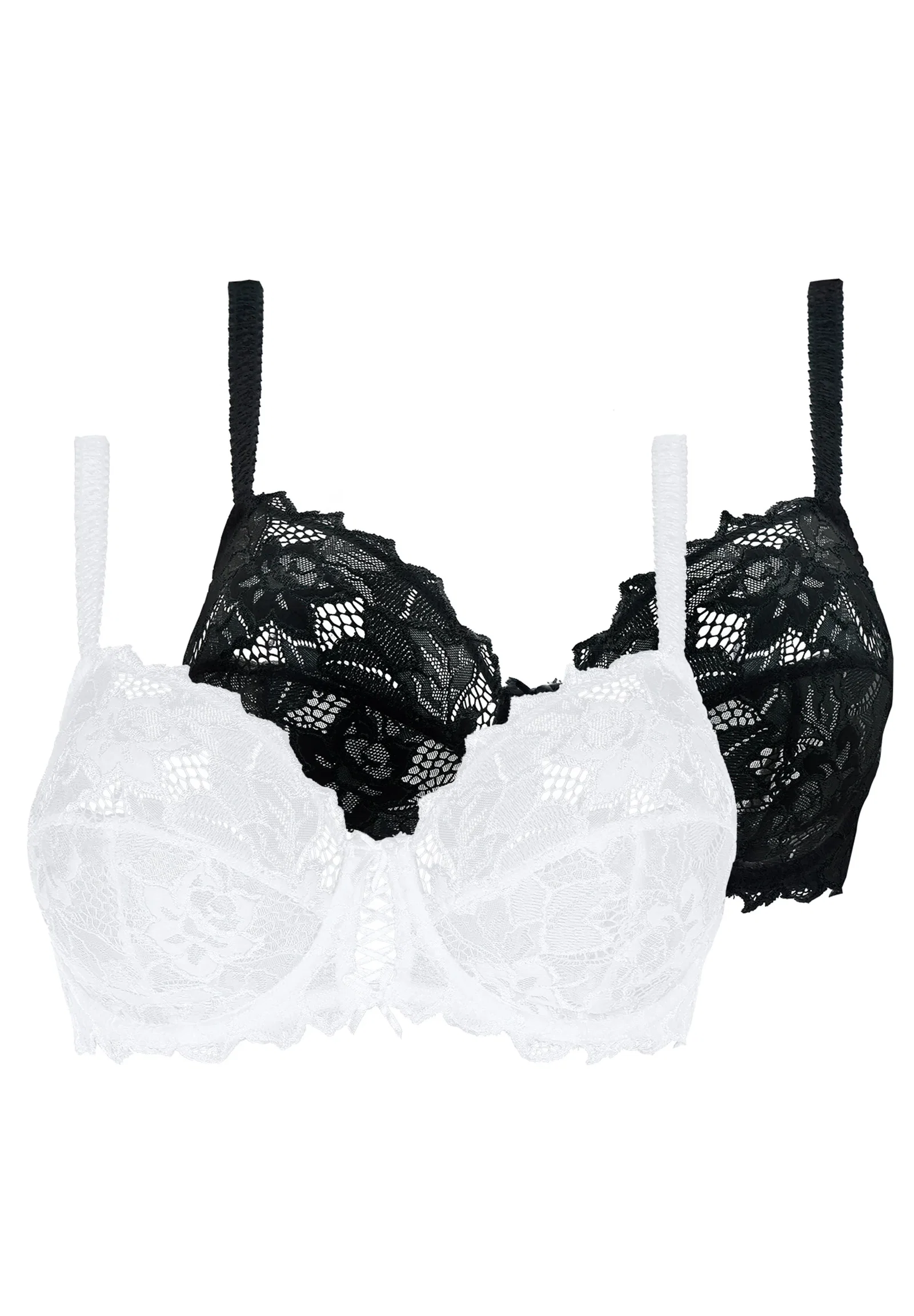 Image of Lot de 2 soutiens-gorge Duo Arum Noir et Blanc