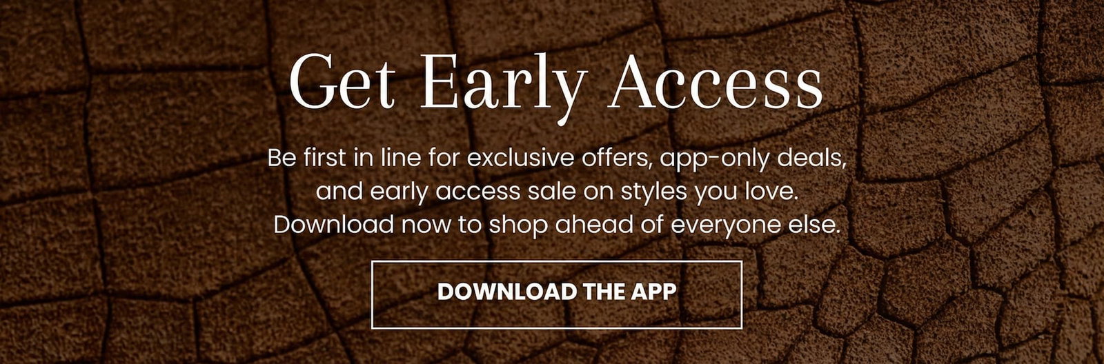 Get Early Access [Download the App]