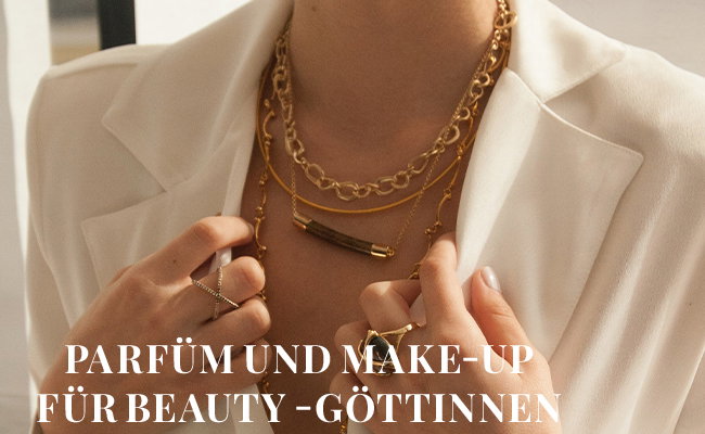 Parfüm und Make-up für Beauty-Göttinnen