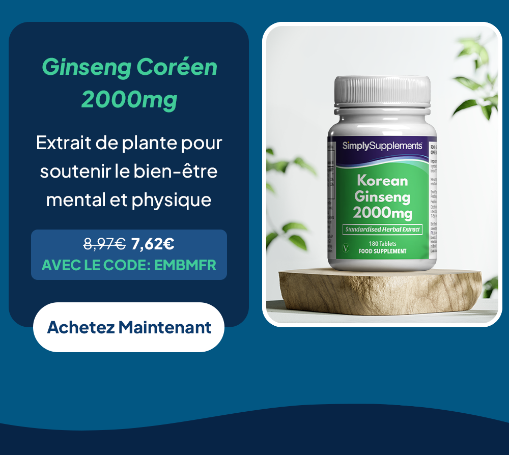 Ginseng Coréen 2000mg
