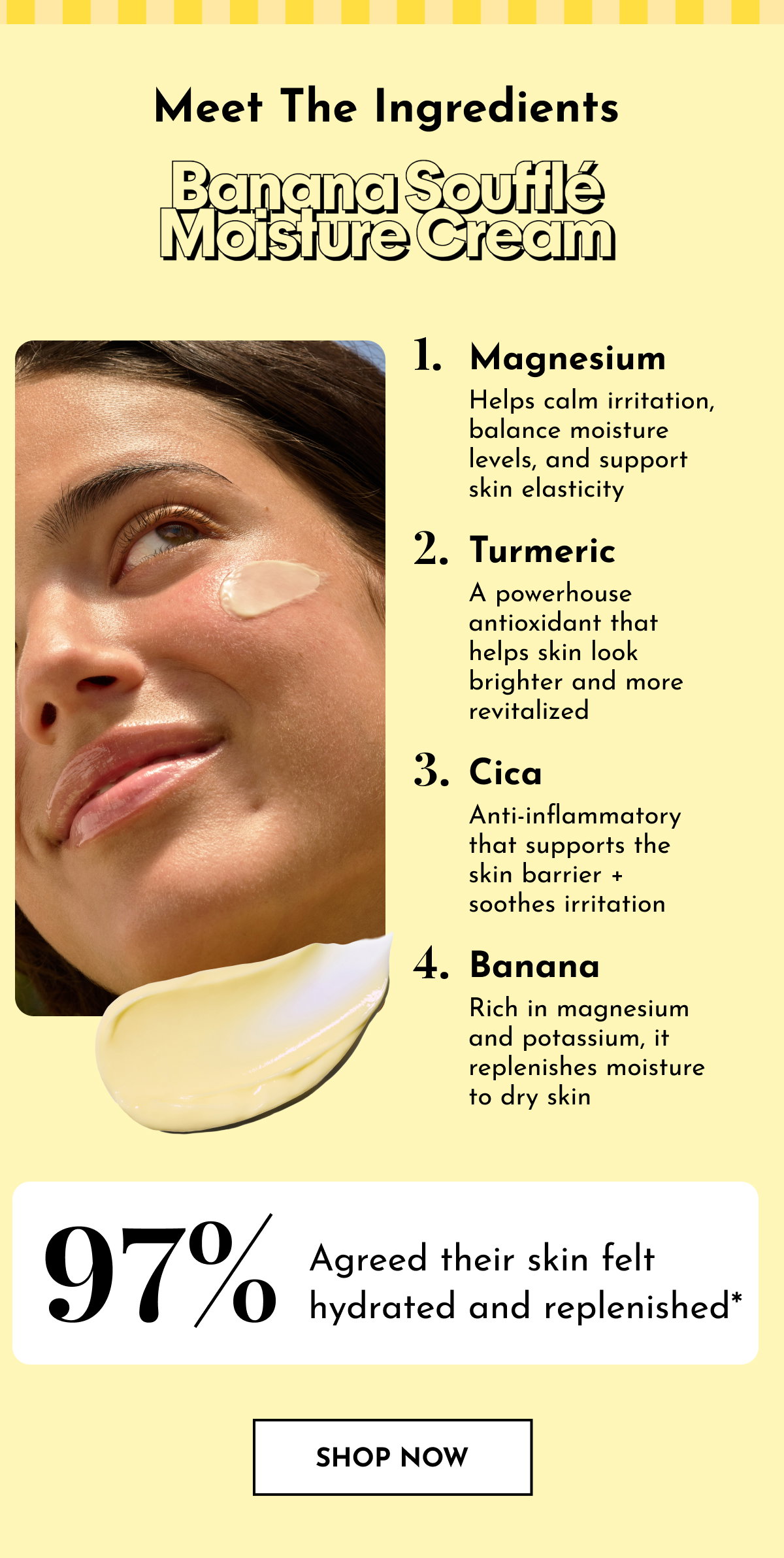 Glow Recipe x Shop - Banana Souffle Moisture Cream
