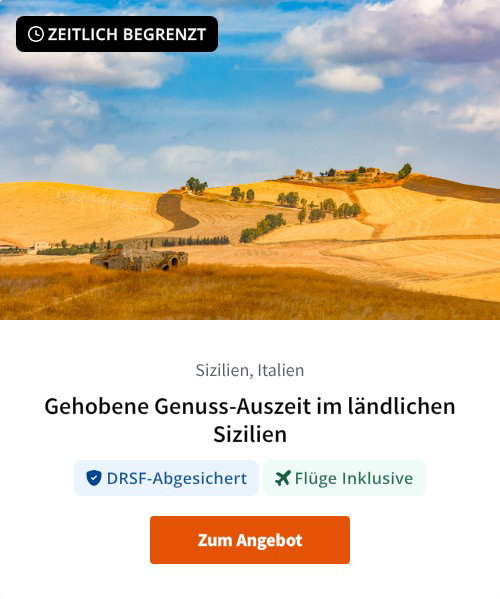 Gehobene Genuss-Auszeit im ländlichen Sizilien
