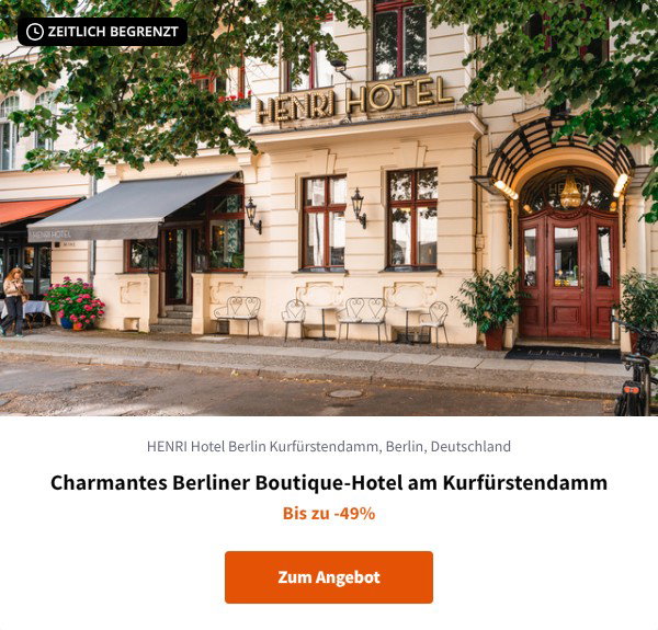 Charmantes Berliner Boutique-Hotel am Kurfürstendamm
