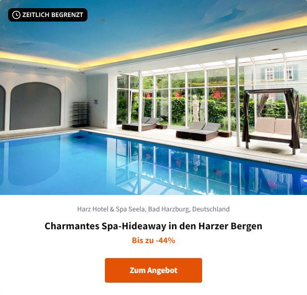 Charmantes Spa-Hideaway in den Harzer Bergen
