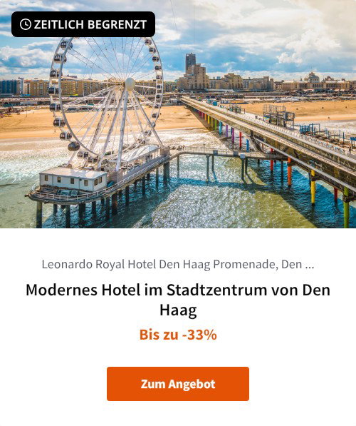 Modernes Hotel im Stadtzentrum von Den Haag