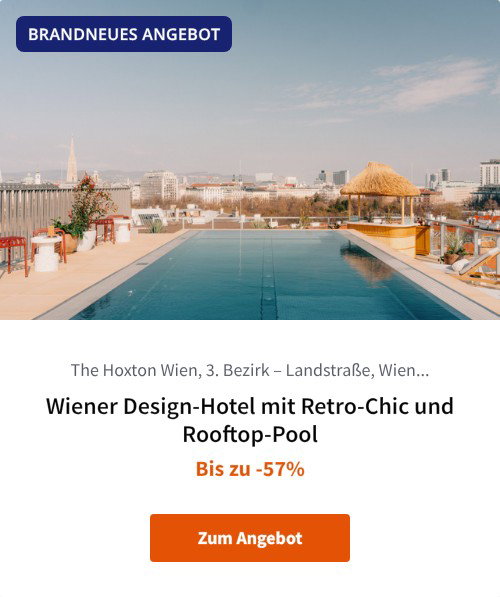 Wiener Design-Hotel mit Retro-Chic und Rooftop-Pool