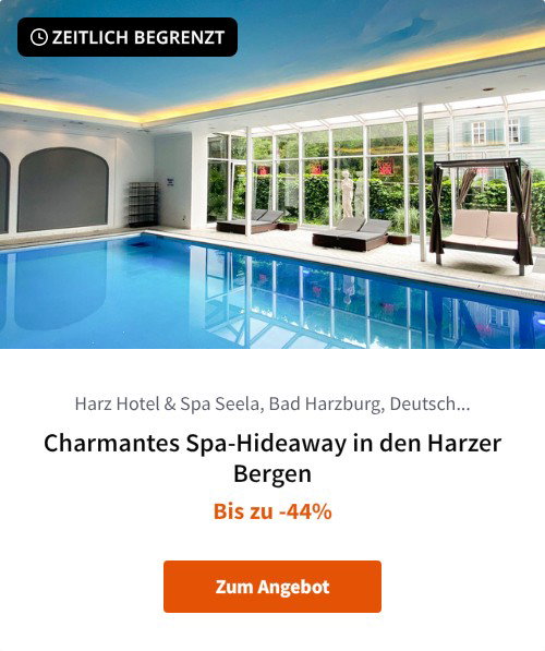 Charmantes Spa-Hideaway in den Harzer Bergen