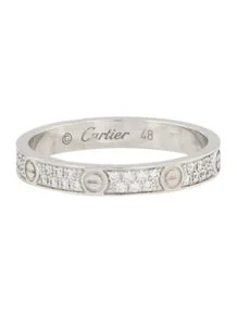 LOVE Ring, Mini Model, Paved