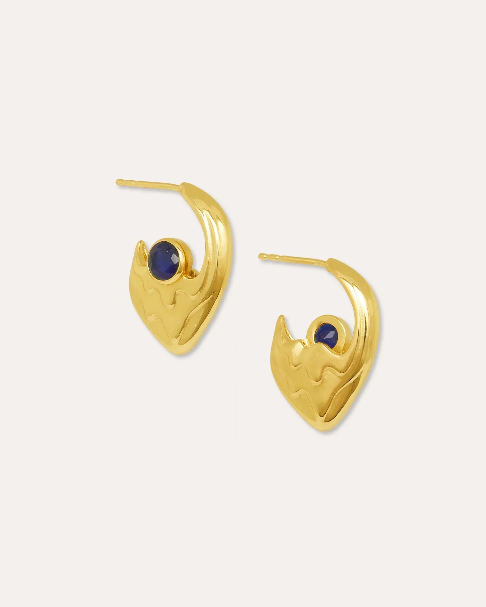 Image of Fiona Sodalite Drop Stud Earrings