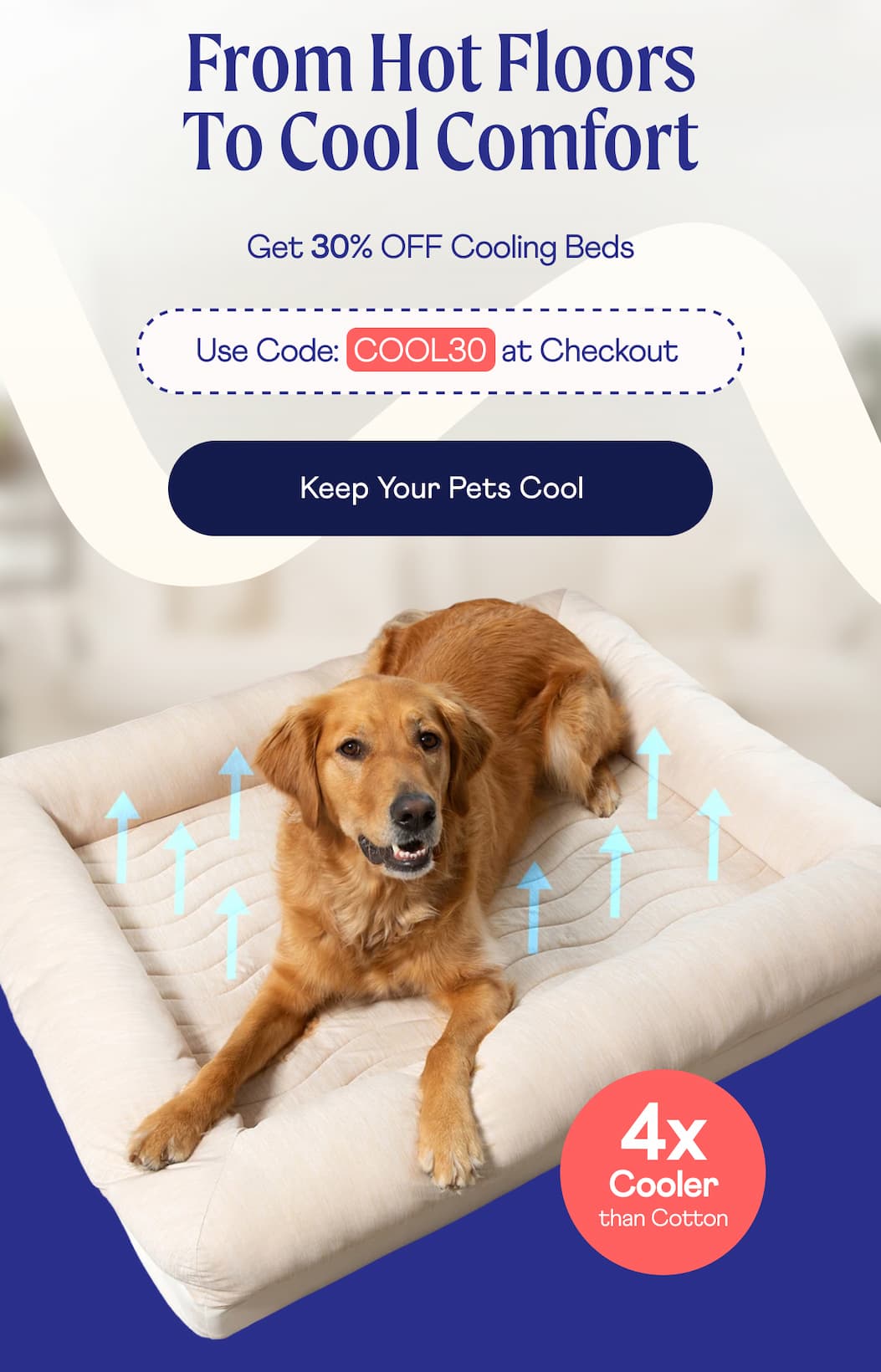 From Hot Floors To Cool Comfort 🐾  | Get 30% OFF Cooling Beds | Use Code: COOL30 at Checkout  | Keep Your Pets Cool