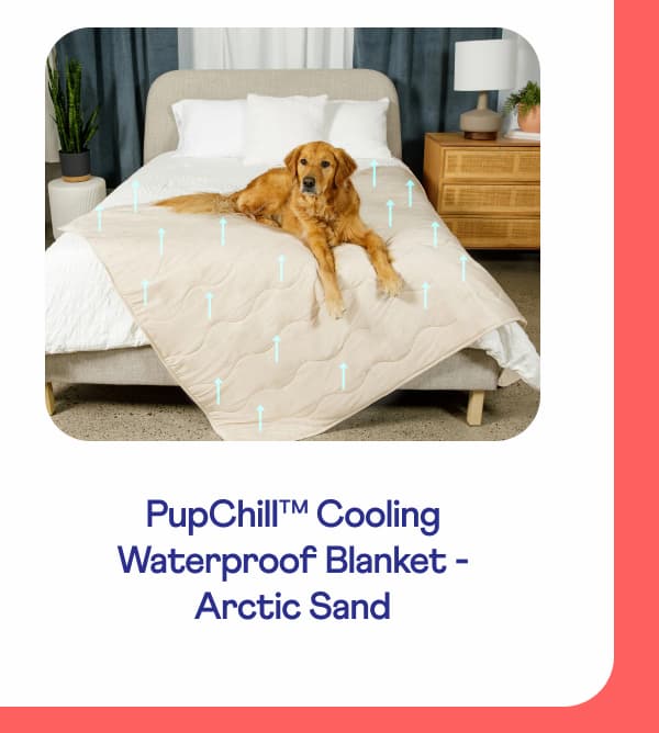 PupChill™ Cooling Waterproof Blanket - Arctic Sand