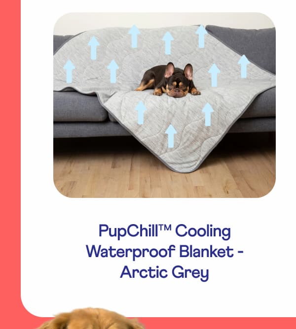 PupChill™ Cooling Waterproof Blanket - Arctic Grey
